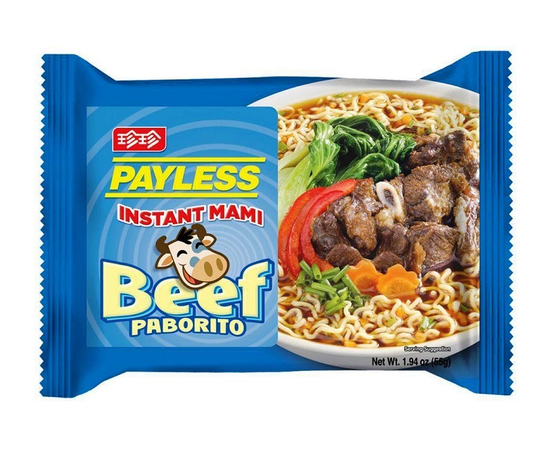 Instant Noodle Soup gusto Vitello - Payless - 3 buste da 55g.